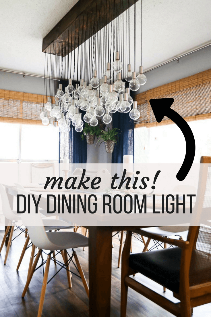 DIY Multi Bulb Dining Room Chandelier Love Renovations