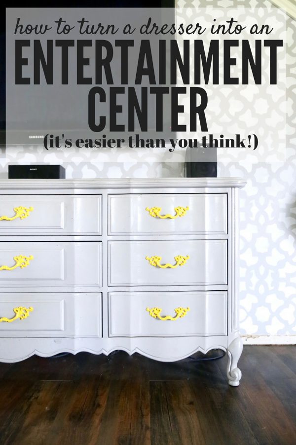 Dresser into entertainment shop center