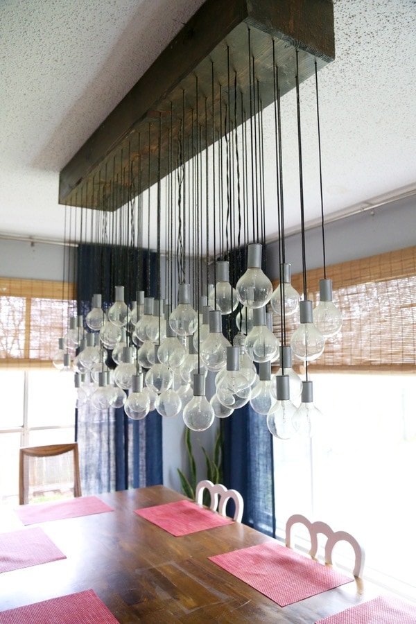 The Most Gorgeous DIY Chandelier