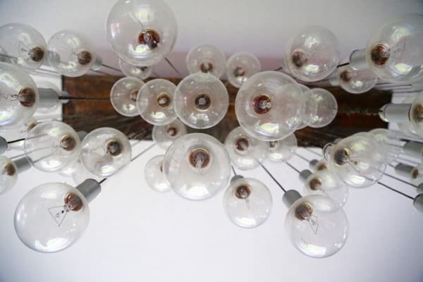 DIY Multi-Bulb Dining Room Chandelier