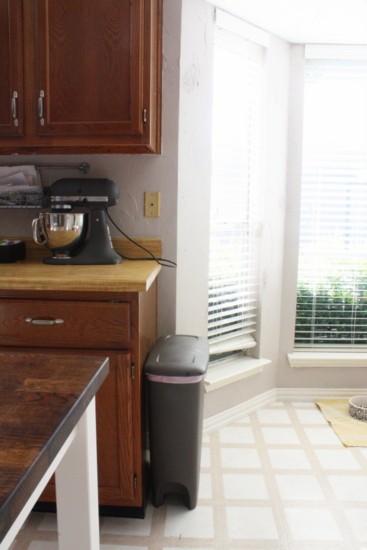 Our DIY Trash Can Cabinet