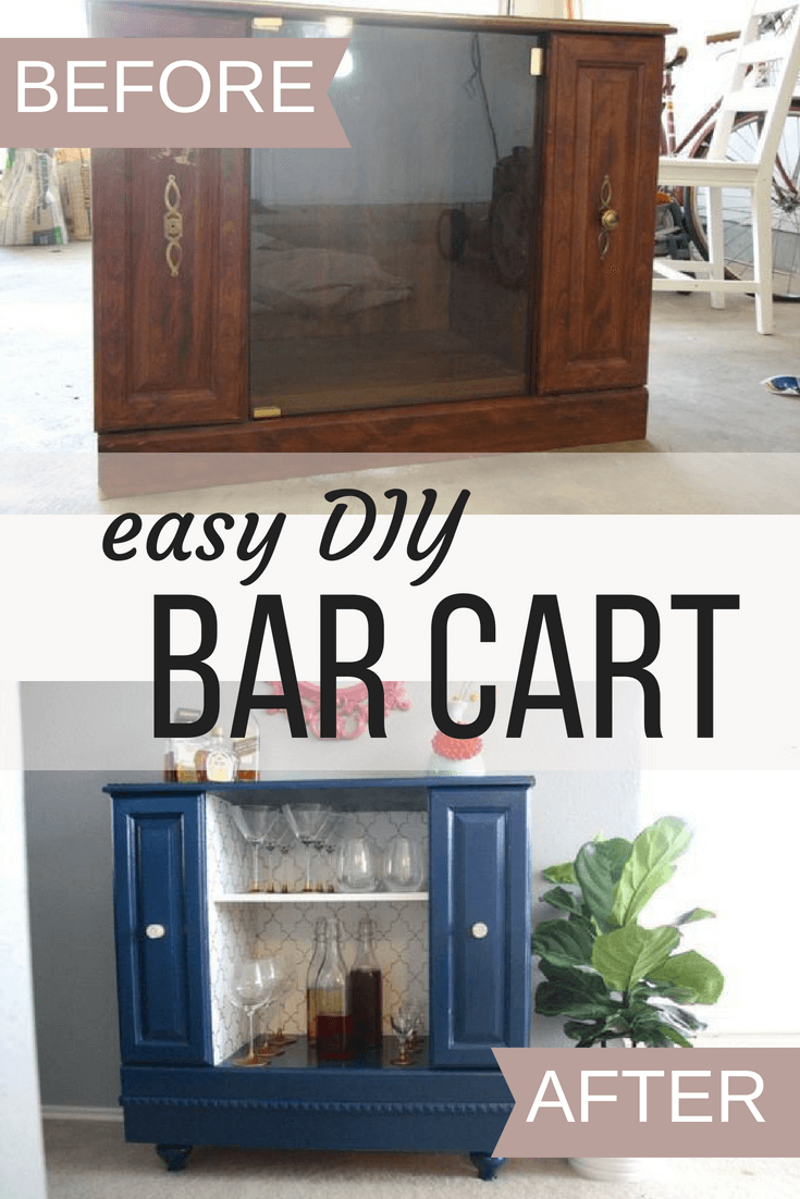cómo hacer una barra DIY fácil cart