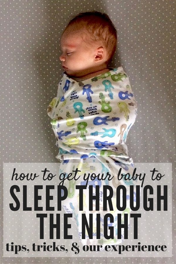 Dying for some sleep? Here are some tips and tricks along with a detailed look at one family's experience with getting their infant to sleep through the night at 5 weeks old! 