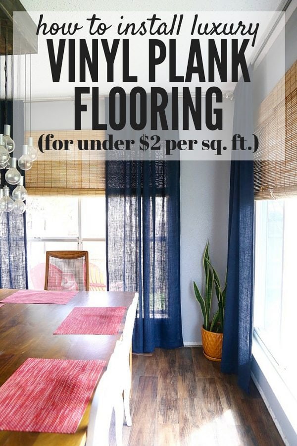 Would you believe that this flooring costs under $2 per square foot? And that's it's VINYL? This stuff is absolutely incredible, and you won't believe how simple it is to install.