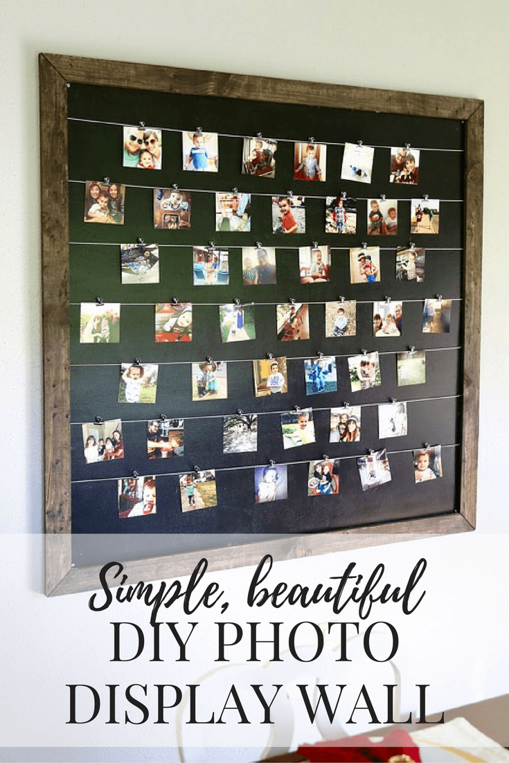 DIY photo display