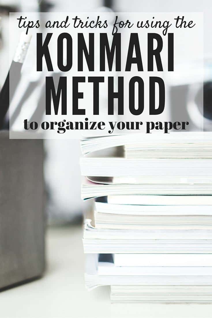 Tidying Up the KonMari Way: Papers