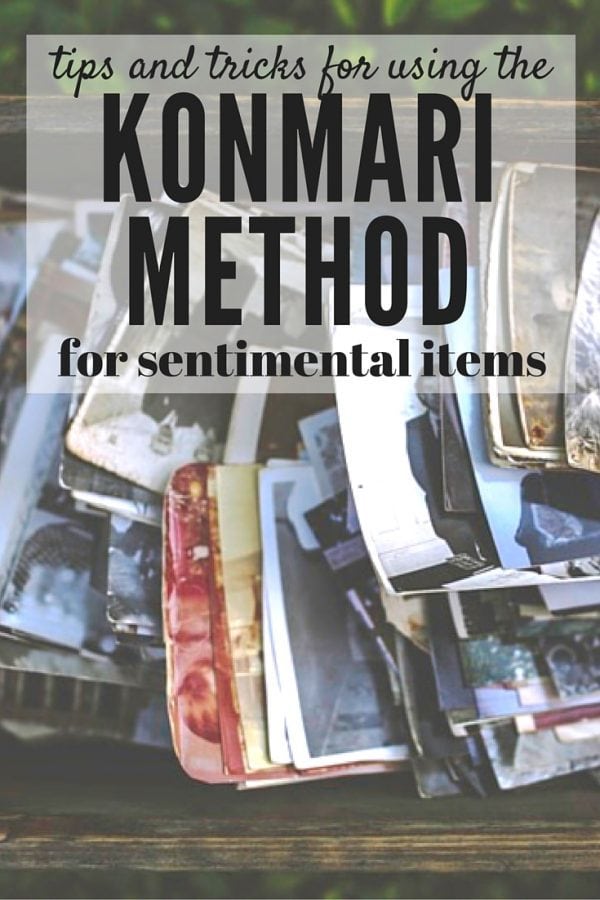 Sentimental items - how to declutter