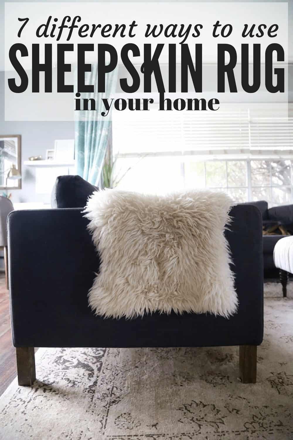 Sheepskin rug uses