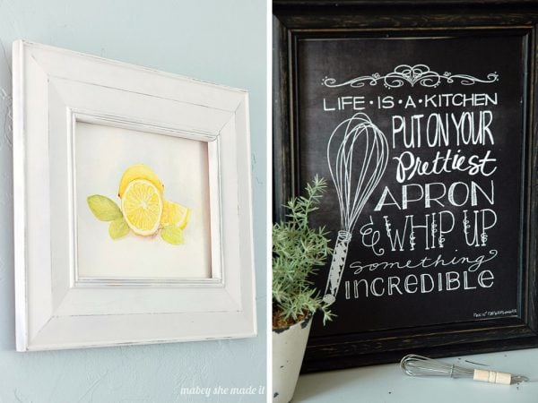 Free printable art for kitchen