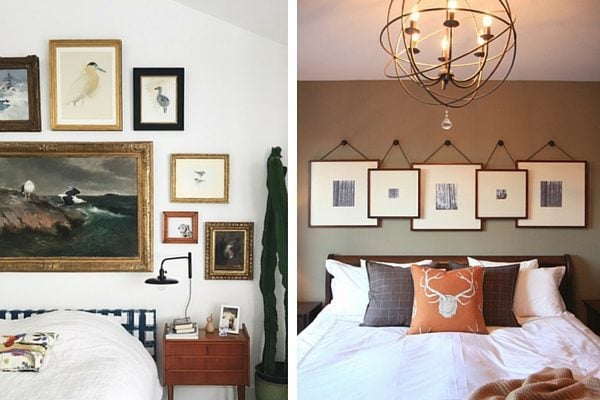 Tips for decorating above bed