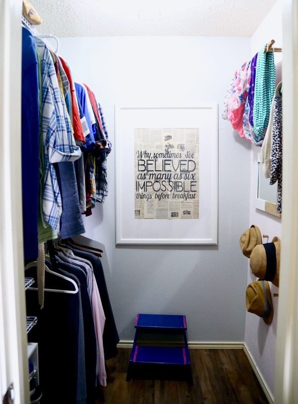 A quick and beautiful closet makeover