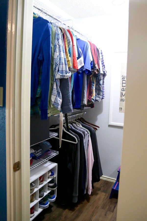 Weekend closet makeover