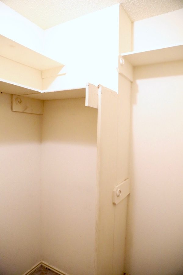 Renovating a master bedroom closet