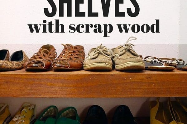 How to create simple, gorgeous floating shelves that will fit into a small nook. Perfect for a closet, powder room, or laundry room!