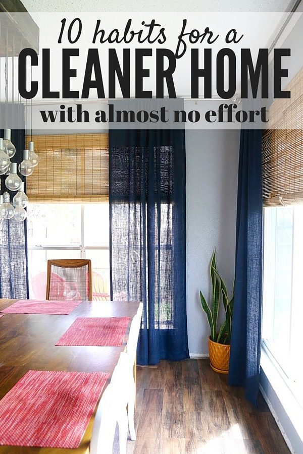 how to keep house clean