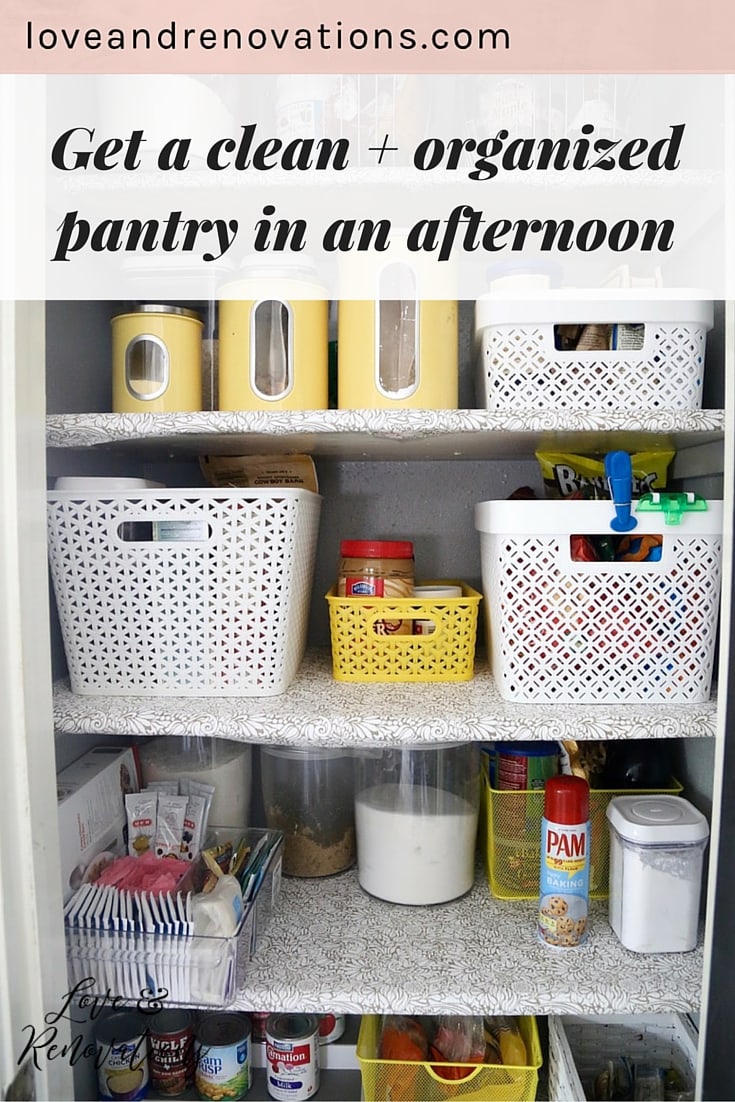 Small Pantry Makeover - Crazy Wonderful