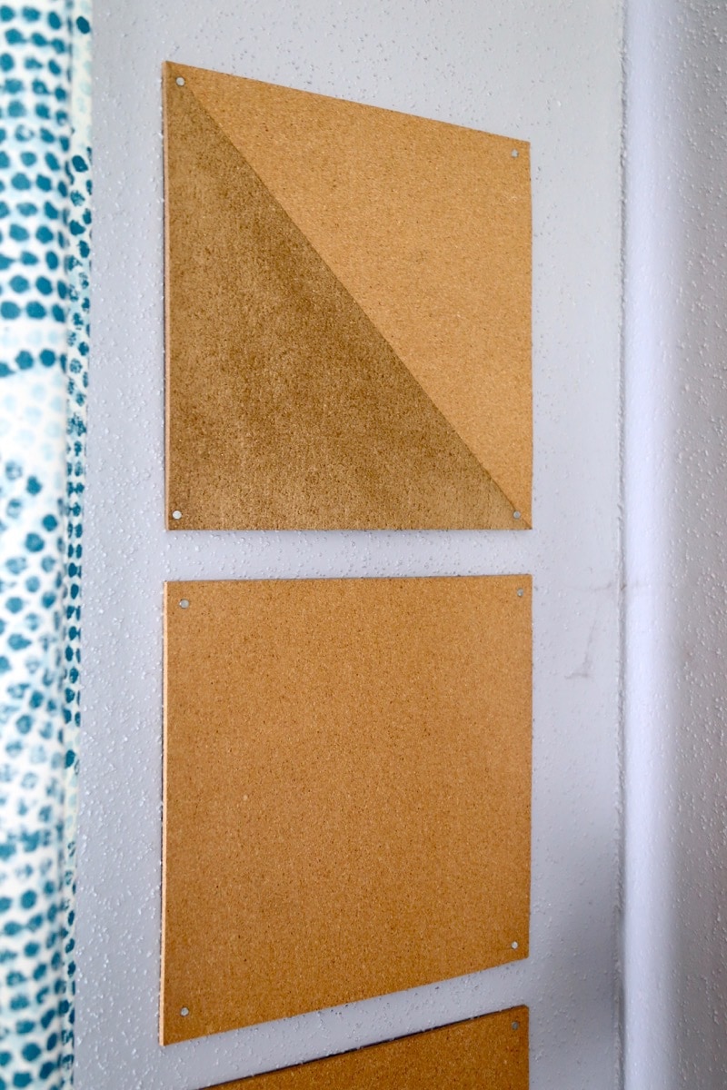 DIY bulletin board