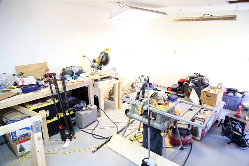 messy workshop