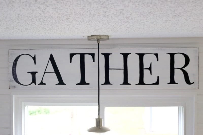 How to Make a Wood Gather Sign