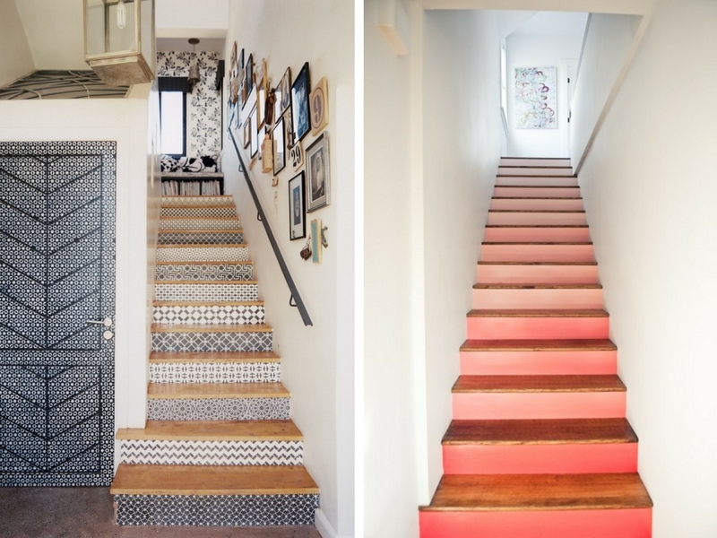 Easy staircase makeover ideas