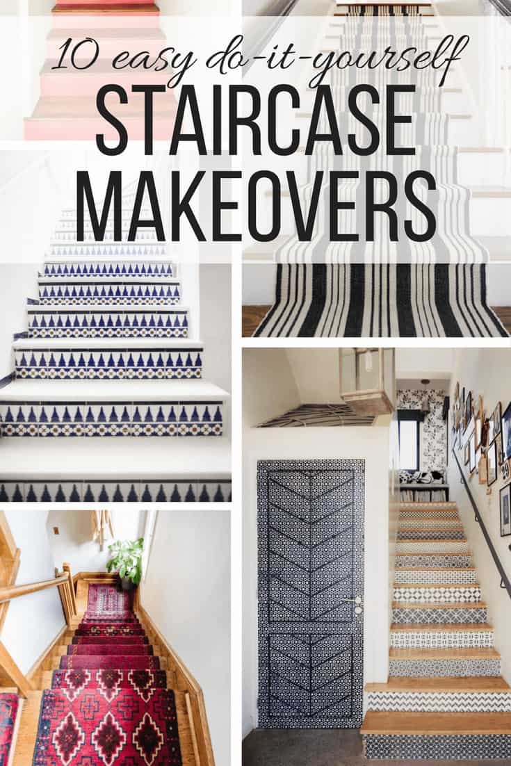 DIY Staircase Makeover Ideas
