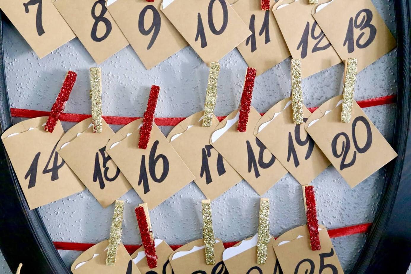 envelope advent calendar