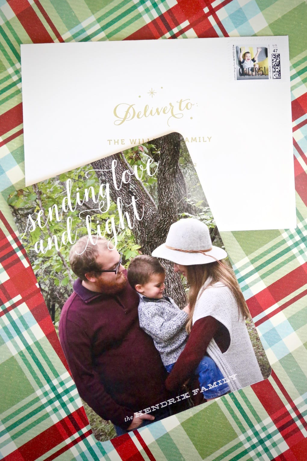 Our family's 2016 Christmas cards from Minted. They're so cute, and they make it so incredibly easy for you!