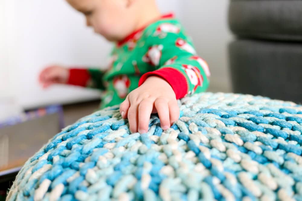 This gender-neutral nursery has a ton of great ideas for simple decor that will last through the toddler years. There's tons of storage for easy organization, and it has a very modern and sophisticated feel! Love it! 