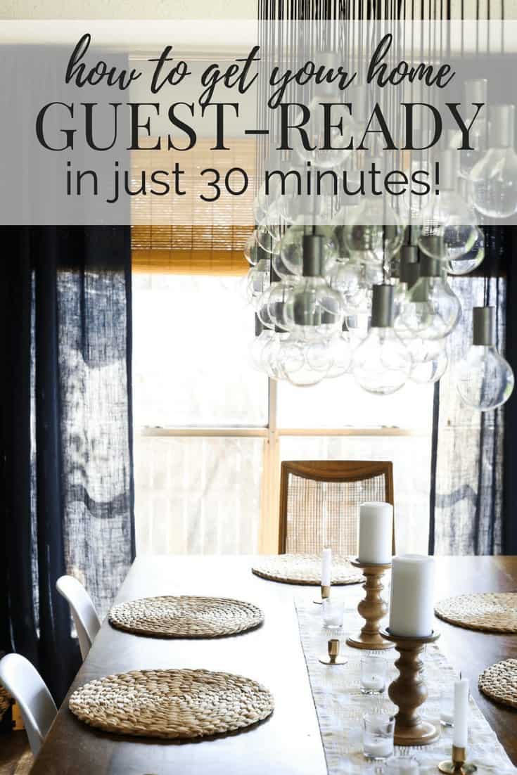 How to Clean Your House Fast – Get Guest Ready in Just 30 Minutes!