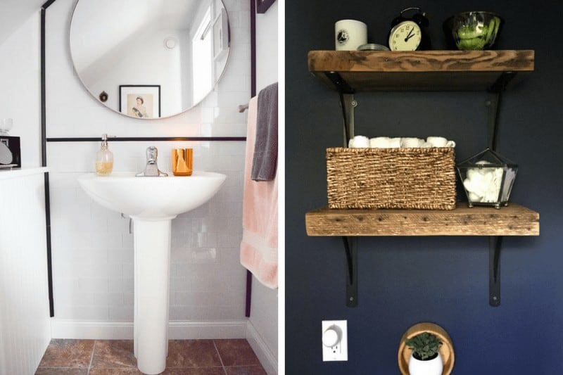 powder room makeover ideas