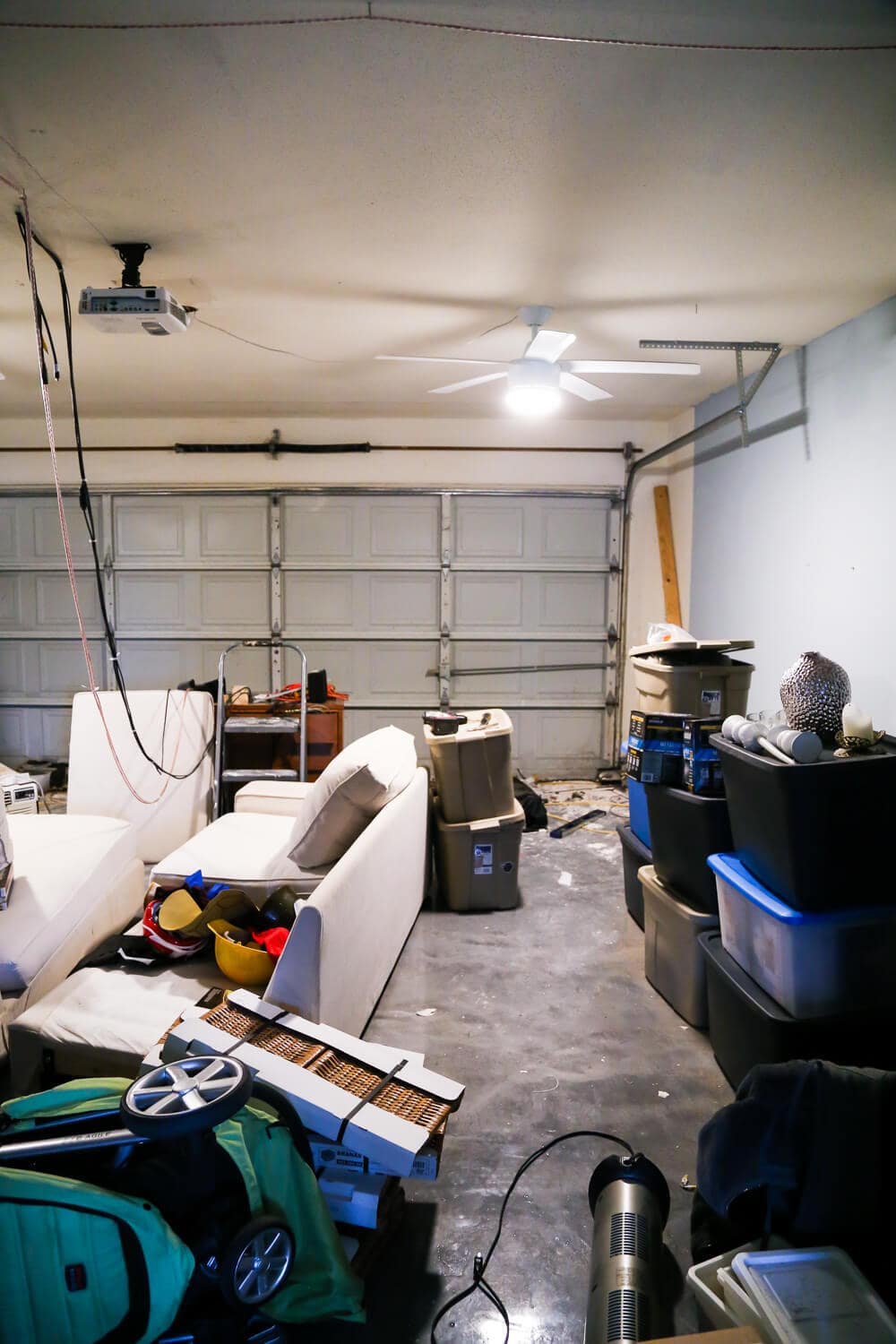 converting a room back into a garage