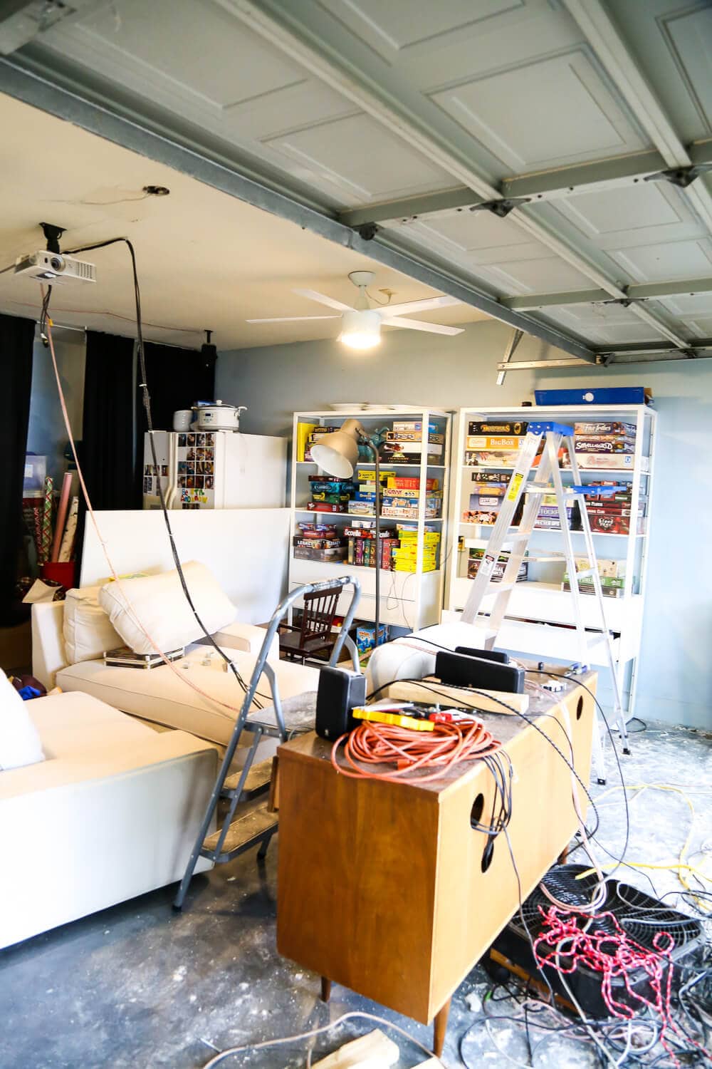 how to convert a room back into a garage