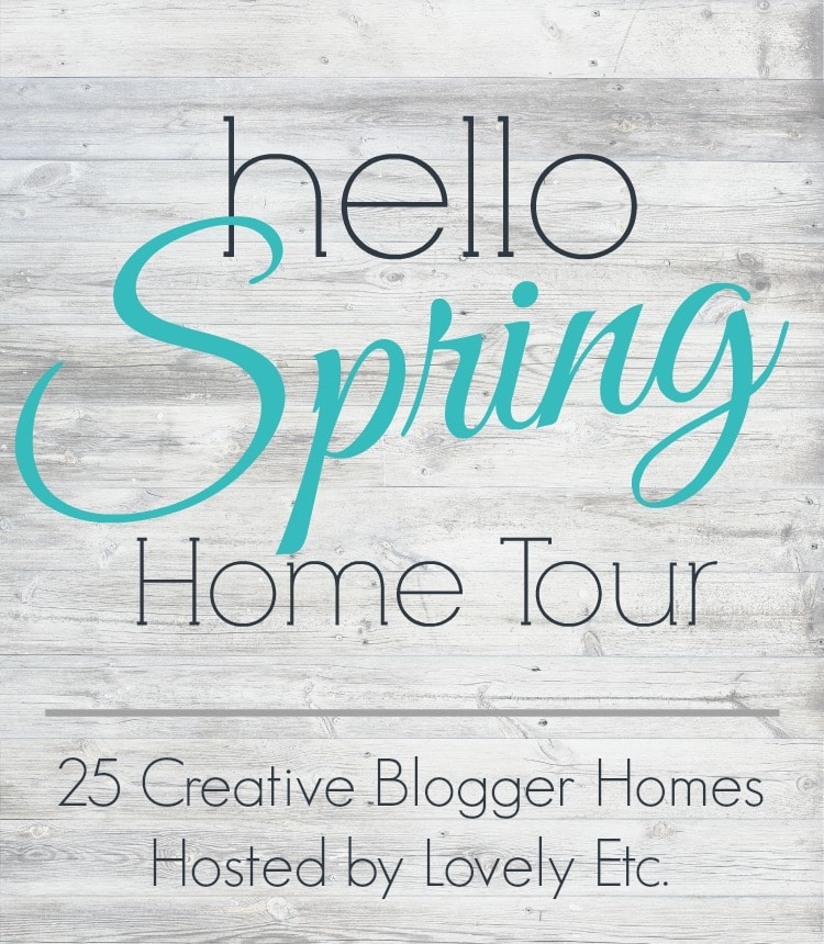 A roundup of bloggers sharing their gorgeous spring home tours. Tons of information, ideas, and inspiration for your home this spring.