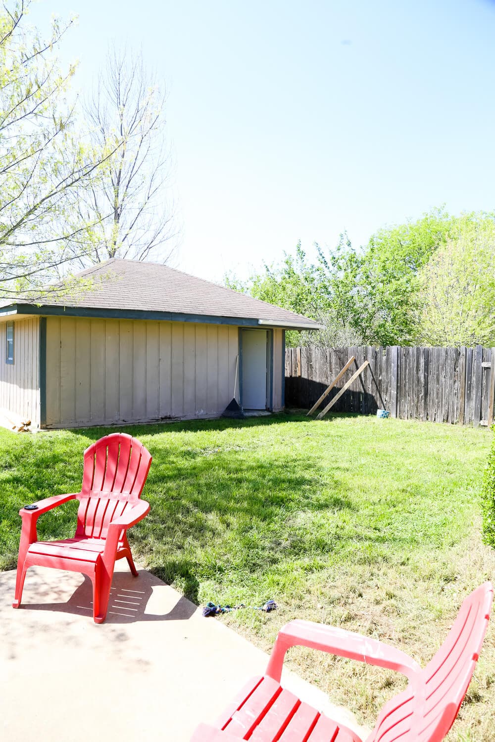 Easy Backyard Makeover The Before Love Renovations