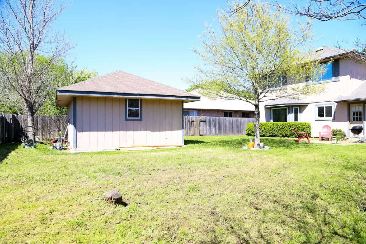 Easy Backyard Makeover - The Before // Love & Renovations