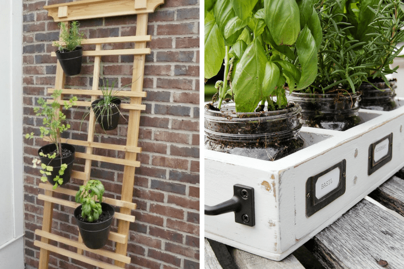 DIY gardening and planter ideas for your front or back yard. 