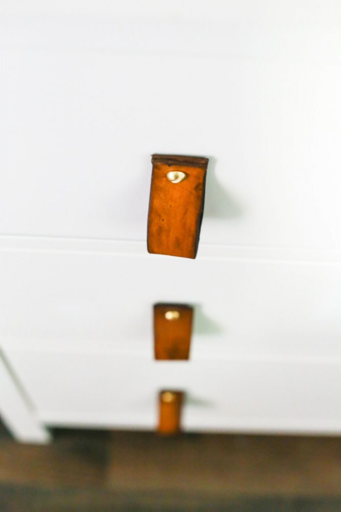 How to Make DIY Leather Drawer Pulls Love & Renovations