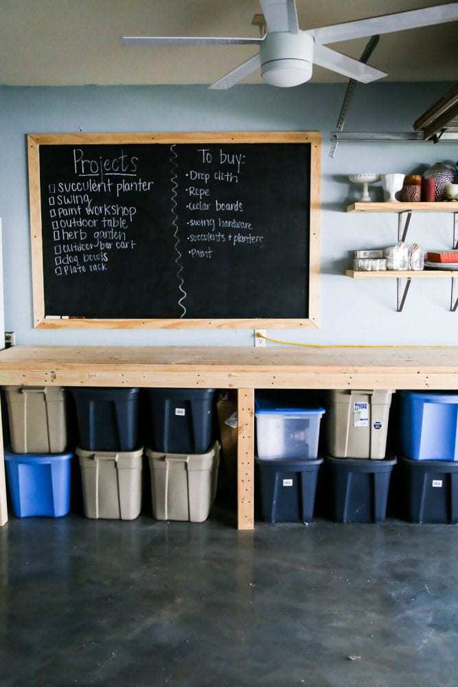 Easy DIY Big Chalkboard (This Giant Chalkboard Wall is Just 20!)