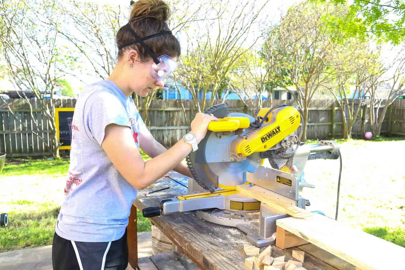 How to create a gorgeous large-scale wood wall art piece for your home. You just need some glue and a saw to cut it down! It's so easy that even a total beginner can do it, and it's absolutely gorgeous! 
