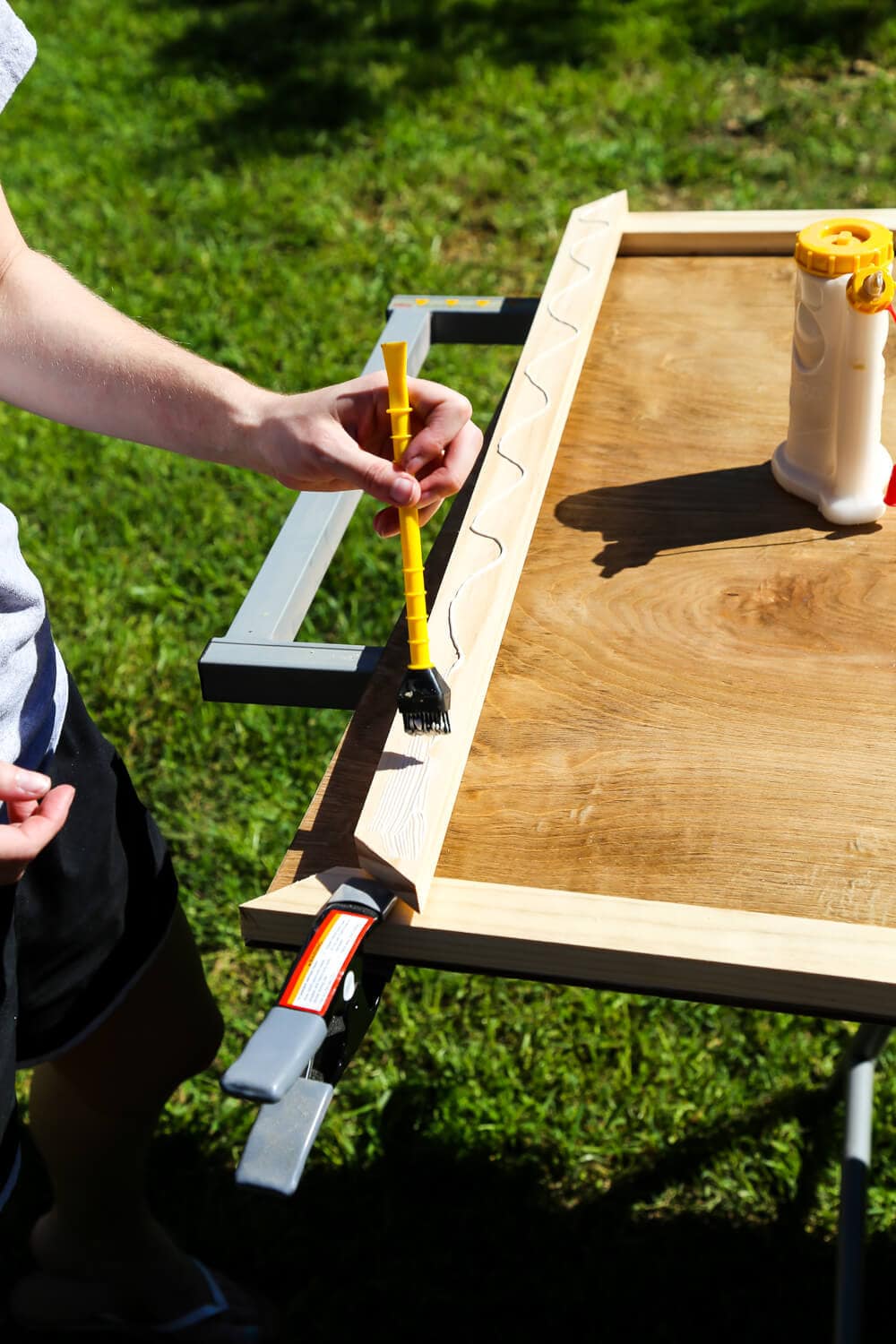 How to create a gorgeous large-scale wood wall art piece for your home. You just need some glue and a saw to cut it down! It's so easy that even a total beginner can do it, and it's absolutely gorgeous! 