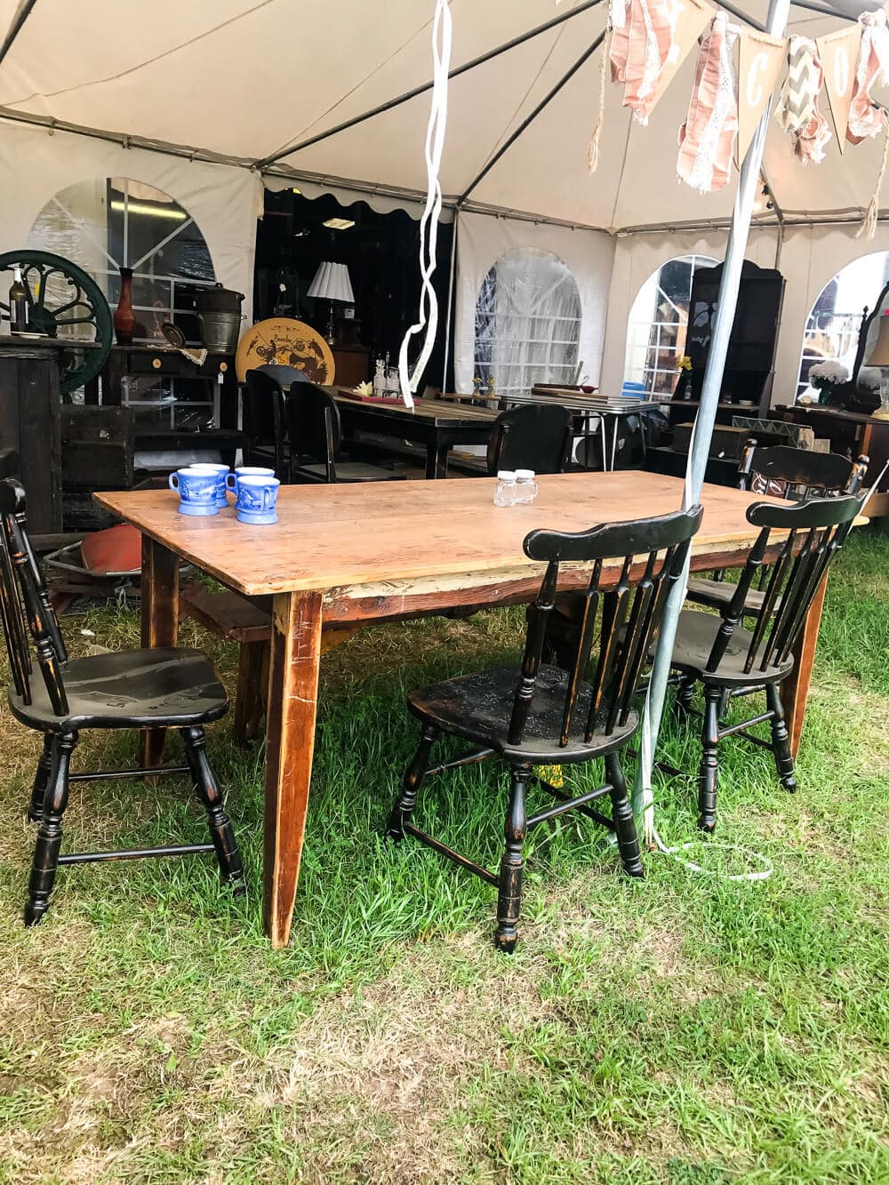 A trip to the spring 2017 Round Top Antique Show - details on all the awesome finds, beautiful antiques, and a new craze we stumbled on! 
