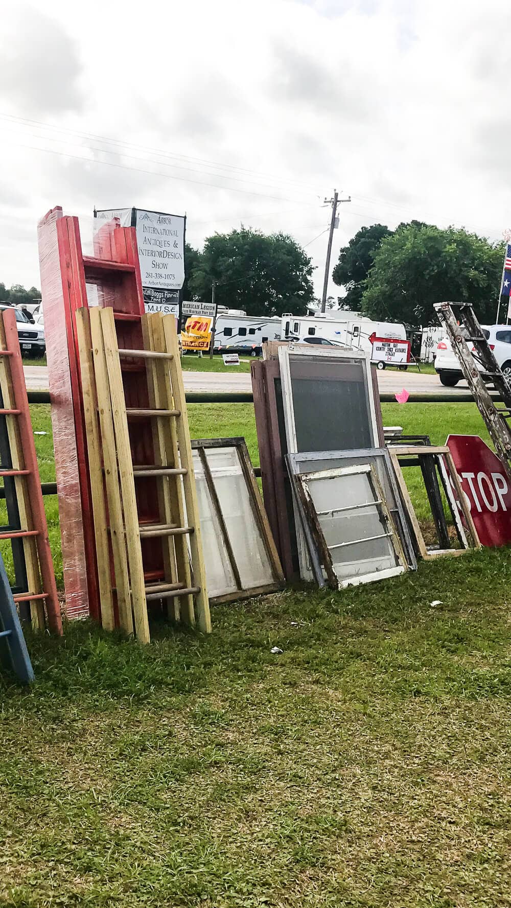 A trip to the spring 2017 Round Top Antique Show - details on all the awesome finds, beautiful antiques, and a new craze we stumbled on!