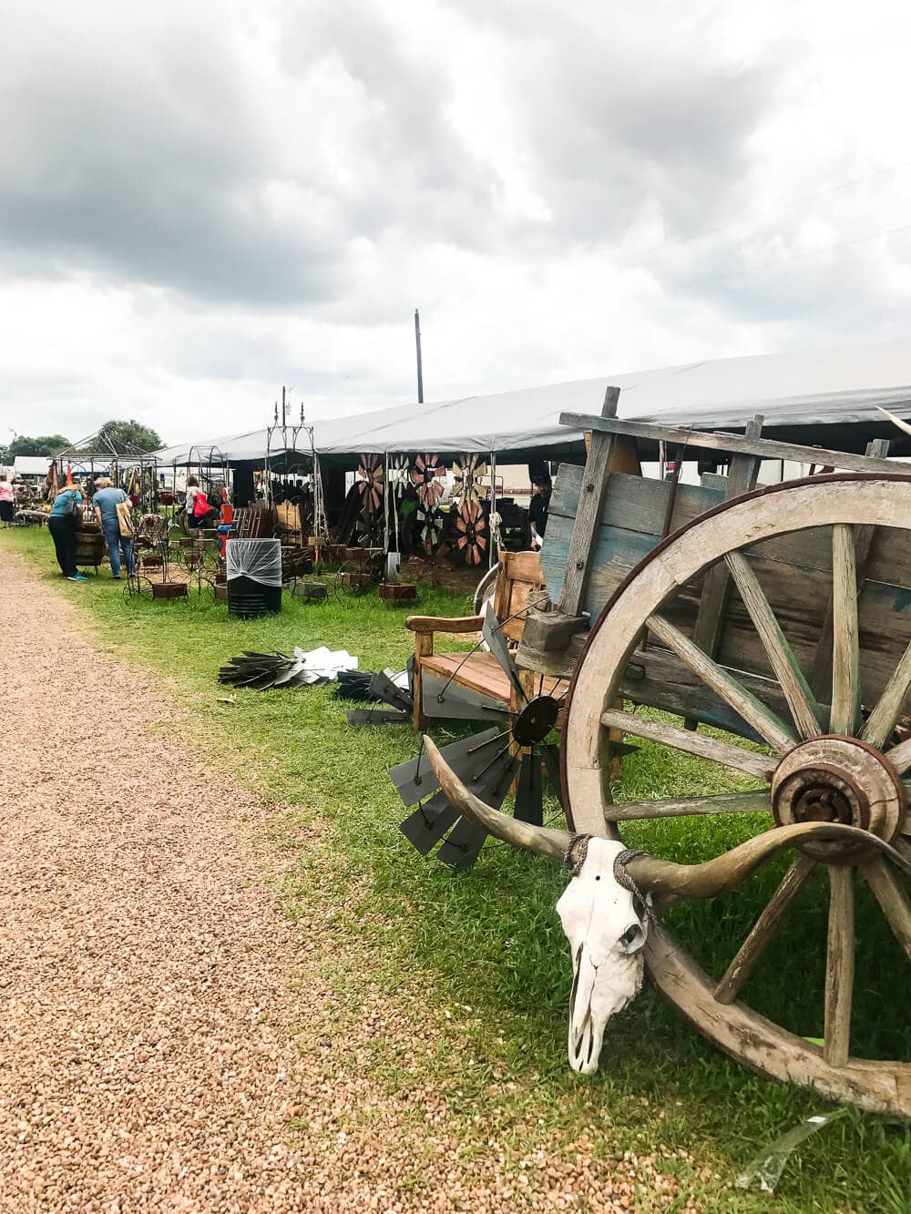 A trip to the spring 2017 Round Top Antique Show - details on all the awesome finds, beautiful antiques, and a new craze we stumbled on!