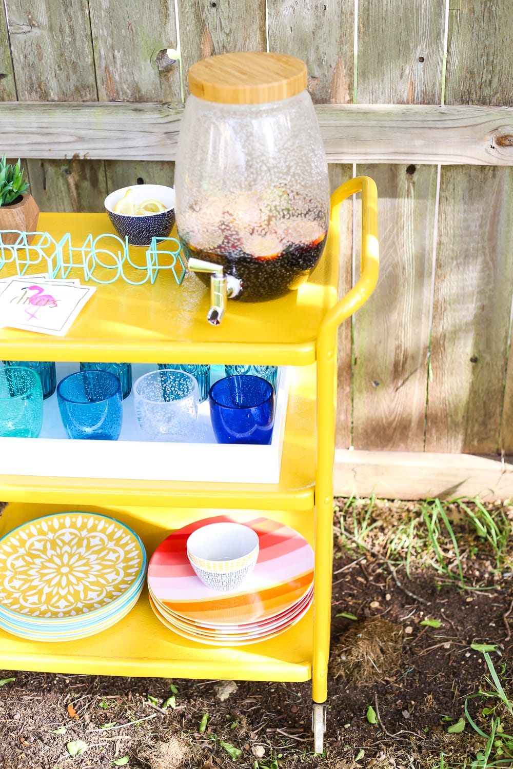 How to transform a rusty old bar cart