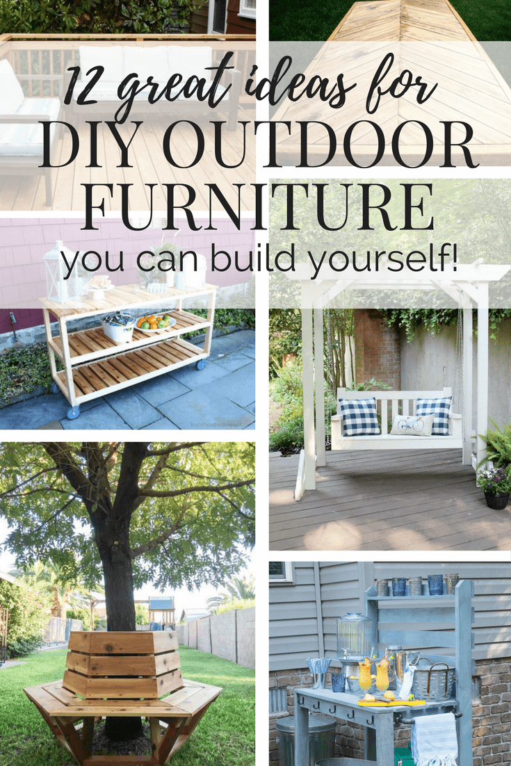 Easy, affordable, simple DIY outdoor furniture ideas. Plans, tutorials, and tips for building your own outdoor furniture.