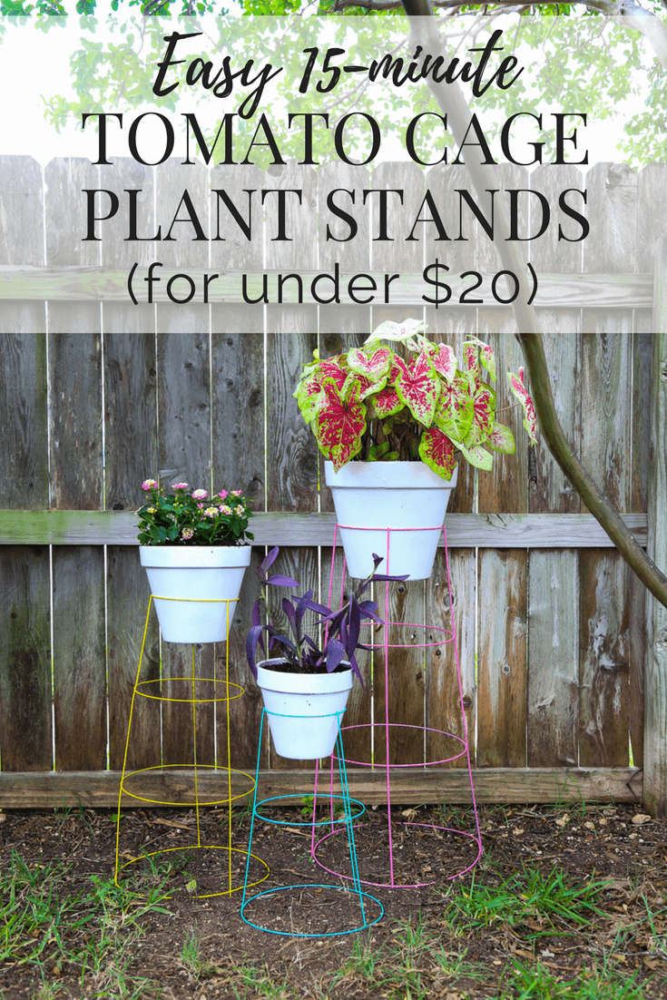 Easy DIY plant stands tutorial