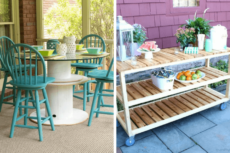 DIY outdoor furniture