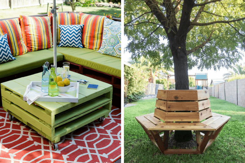 Easy DIY outdoor furniture