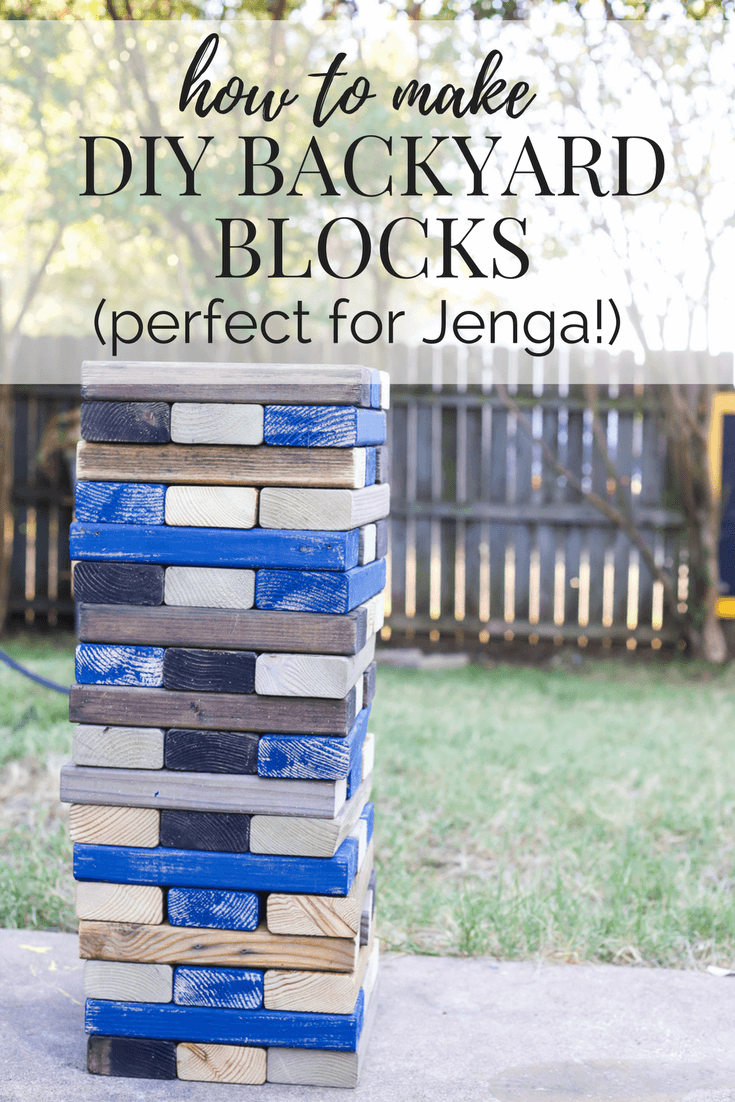 DY yard jenga tower