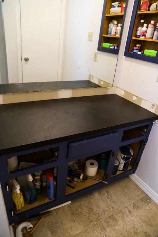 How to Replace A Bathroom Countertop Love & Renovations